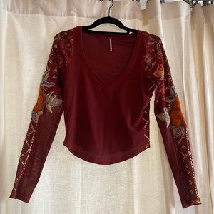 Free people Xs long sleeve tee